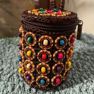 Colorful Beaded Coin Purse